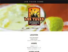Tablet Screenshot of los-tuleskc.com